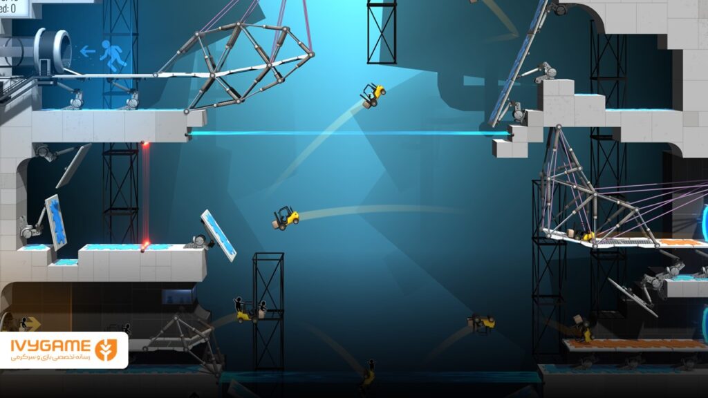 نمایی از صحنه‌های بازی Bridge Constructor Portal