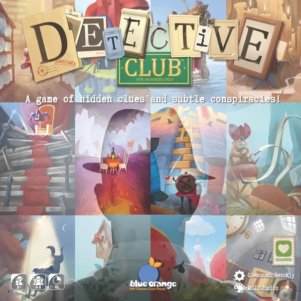 بازی رومیزی Detective Club (باشگاه کارآگاهان)